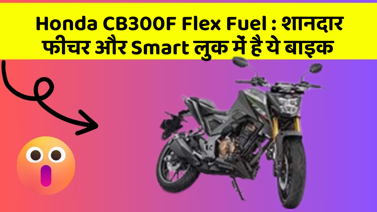 Honda CB300F Flex Fuel : शानदार फीचर और Smart लुक में है ये बाइक